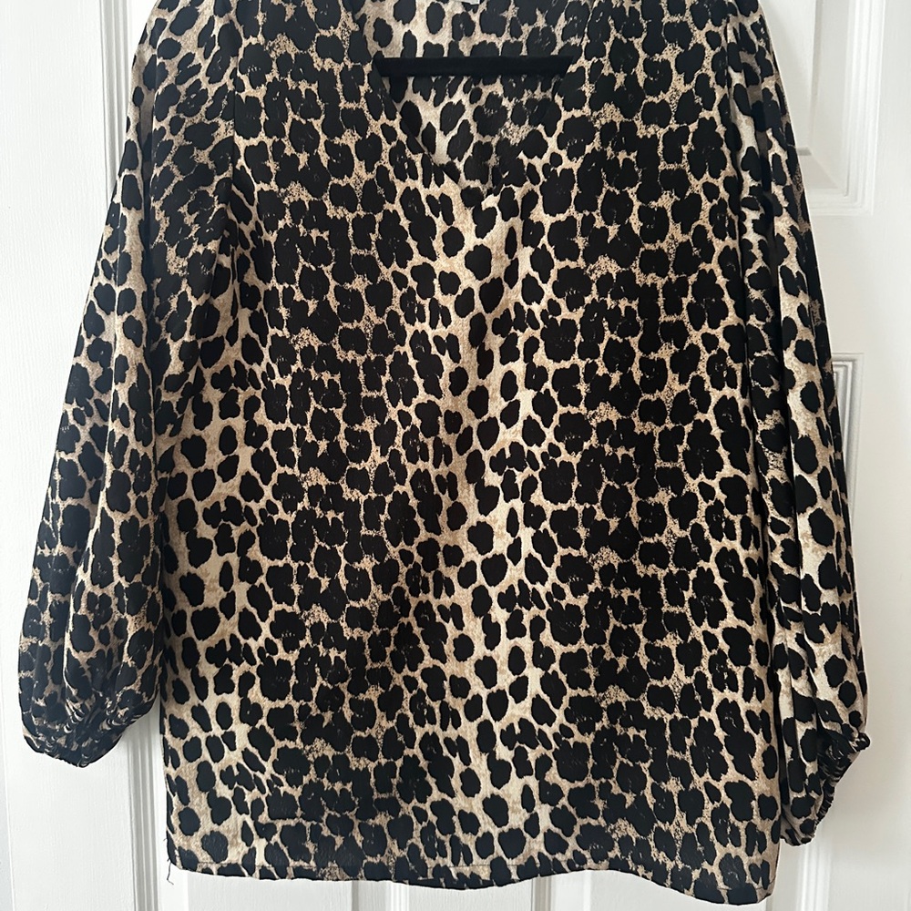 Leopard Print Women's Top